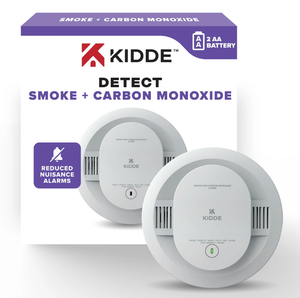 lot 396 image: Kidde Battery-Operated Combination Smoke & Carbon Monoxide Detector
