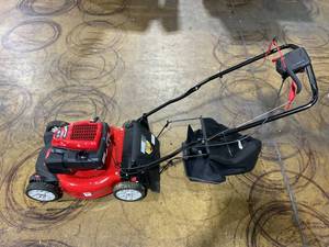 lot 106 image: Troy-Bilt 21 163cc Gas Powered Rear-Wheel Drive Walk-Behind Mower, TB310C
