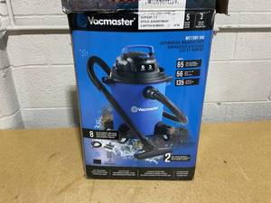 lot 114 image: Vacmaster 5gal 3 Peak HP WetDry Vacuum