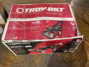 lot 36 image: Troy-Bilt 21 Inch 163cc Engine Push 3-in-1 Gas Walk Behind Lawn Mower TB120C