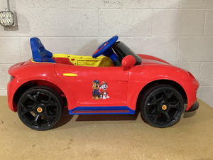 lot 439 image: Kids Ride-on Car Paw Patrol 6v Battery Toy Rescue Vehicle