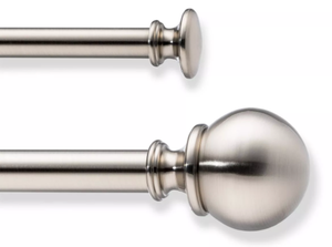 lot 157 image: Ball Double Curtain Rod - Threshold