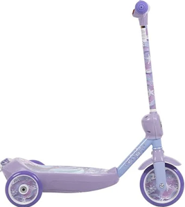 lot 247 image: Huffy Disney Frozen 3-Wheel 6-Volt Electric Bubble Scooter