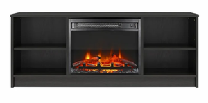 lot 262 image: Mainstays Fireplace TV Stand, for TVs up to 55