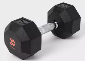 lot 273 image: Hex 30lb Dumbbell - All in Motion