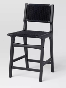lot 294 image: Ceylon Woven Counter Height Barstool - Threshold