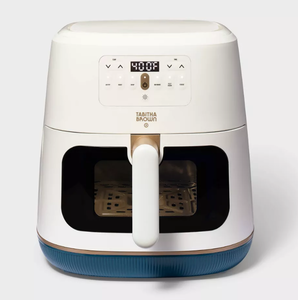 lot 297 image: 8qt Digital Air Fryer Cream - Tabitha Brown For Target 1750W