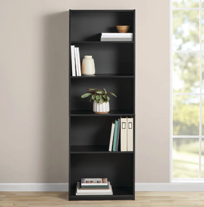 lot 462 image: Mainstays 5-Shelf Bookcase with Adjustable Shelves
