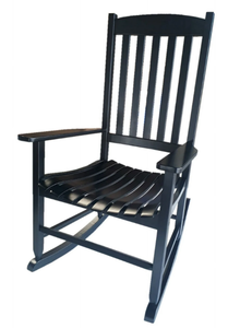 lot 464 image: 2PCS Mainstays Outdoor Wood Porch Rocking Chair