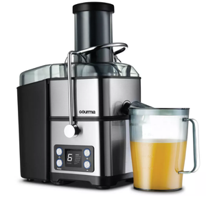 lot 472 image: Gourmia 6 Speed Wide Mouth Juice Extraction with Self-Clean Stainless Steel Juicer, 800W, Dishwasher-Safe Parts