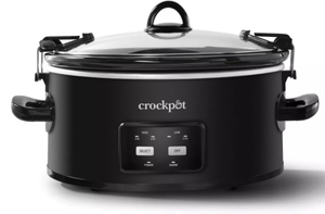 lot 473 image: Crock-Pot 6qt Cook & Carry One Touch Programmable Slow Cooker