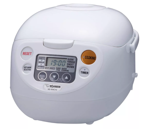 lot 476 image: Zojirushi Electric Rice Cooker 5.5 Cup Capacity, 7 Settings, Digital Control, Nonstick, Timer, Automatic Keep Warm