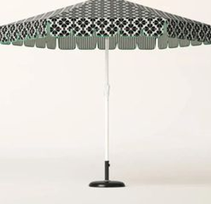 lot 495 image: Kate Spade Double Sided Patio Umbrella