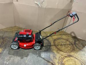 lot 132 image: Troy-Bilt 21 163cc Gas Powered Rear-Wheel Drive Walk-Behind Mower, TB310C
