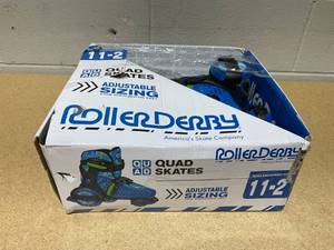 lot 269 image: Roller Derby Sport Kids Roller Skate - Dinosaur BlueBlack- Size 11-2