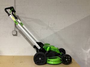 lot 457 image: Greenworks Pro 60-Volt 25-Inch Self-propelled Cordless Lawn Mower