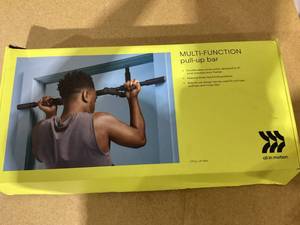 lot 488 image: Multi-function Pull-Up Weight Bar 300lbs - All In Motion