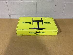 lot 190 image: Onn. Swivel TV Base for 32 to 65 TVs, ETL Listed, up to 35° Swivel