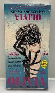 lot 11 image: 1992 OLIVIA Collector Cards Factory Sealed Box Of 36 Packs