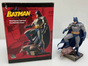 DC Direct 2005 Batman Hand-Painted Cold-Cast Porcelain Mini-Statue 6 3/8" (NIB)