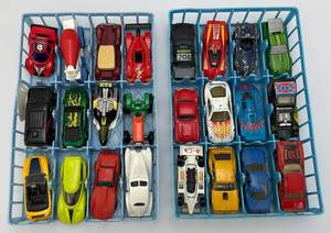 lot 31 image: Misc. Vintage Miniature Die cast Cars Including Black Walls & More
