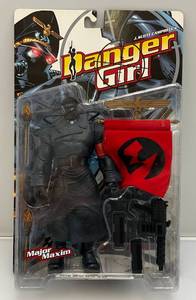 lot 64 image: Vintage J. Scott Cambells DANGER GIRL (Major Maxim) Action Figure (NIP)