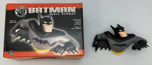 lot 76 image: DC DIRECT The Animated Series Justice League (BATMAN) Wall Plaque Hand Painted Cold-Cast Porcelain Wall Plague Sculpted By John C. Mathews (NIB)