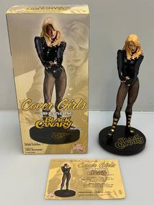 DC DIRECT Cover Girls Of The DC Universe (BLACK CANARY) Art By Adam Hughes Sculpted By Jack mathews Hand Painted Cold-Cast Porcelain Statue 9.5" (NIB)