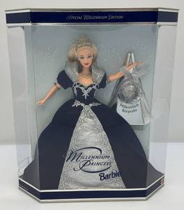 lot 106 image: 1999 Special Millennium Edition Millennium Princess Barbie (New Old Stock) Box Has Normal Shelf Wear