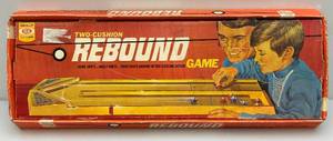 lot 114 image: 1970s Ideal Brand Two-Cushion Rebound Game In Original Box (Complete)