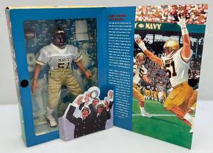 lot 120 image: 1998 GI JOE Classic Collection US NAVY Football Linebacker (New Old Stock)  Box has Normal Shelf Wear