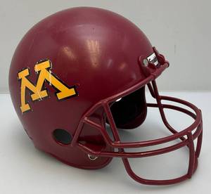 lot 143 image: Vintage 1970s - 80s Franklin Kids MINNESOTA GOPHERS Football Helmet Size 5