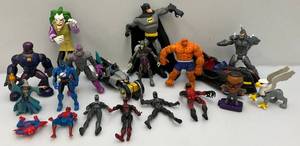lot 151 image: Group Of Misc. Vintage Action Figures Including Batman And More