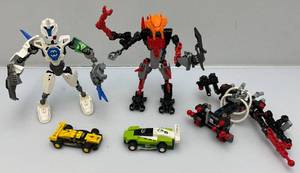 lot 162 image: Vintage Retired Lego Hero Factory Stormer, Furno & More (Some Missing Parts)