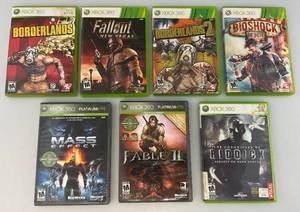 lot 163 image: Misc. Xbox 360 Games Including Borderlands, Fallout New Vegas & More