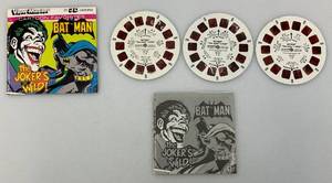 lot 177 image: 1981 GAF Brand (View-Master) 21 3D Pictures Bat-Man The Jokers Wild (Seems Complete)