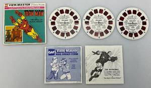 lot 182 image: 1977 GAF Brand (View-Master)  21 Stereo Pictures IRON-MAN In The Spell Of Black Widow (Seems Complete)