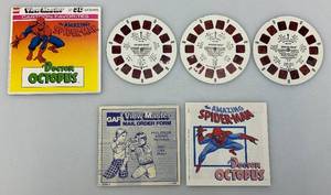 lot 183 image: 1979 GAF Brand (View-Master)  21 3D Pictures The Amazing Spiderman Versus Doctor Octopus  (Seems Complete)