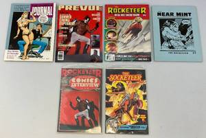 lot 186 image: Misc. ROCKETEER Comics And More (Some In Protective Sleeves)