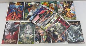 lot 194 image: Vintage Misc. Comics Including LADY DEATH, Marvel Swimsuit Issue & More (Bagged & Carded)