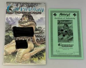 lot 230 image: CAVEWOMAN Prehistoric Pinups Book Three Special Edition 1750 With COA (Bagged & Carded)