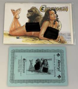 lot 232 image: CAVEWOMAN Prehistoric Pinups Book Six Special Edition 1750 With COA (Bagged & Carded)