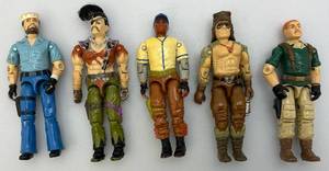 lot 241 image: Vintage 1980s GI Joes