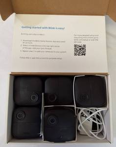 lot 44 image: Blink    Outdoor 4 - Wireless Battery-Operated Smart Security Camera System with 5 - Cameras