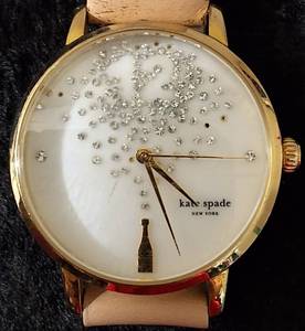 lot 46 image: Kate Spade   New York Women KSW1015 Cheers MOP Leather Quartz 34mm Watch 7 14