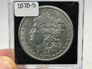 lot 12 image: 1878-S Morgan Silver Dollar