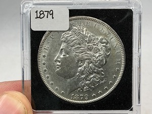 lot 13 image: 1879 Morgan Silver Dollar