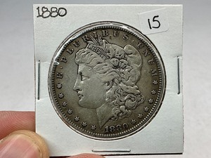lot 15 image: 1880 Morgan Silver Dollar