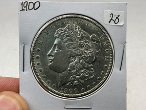 lot 28 image: 1900 Morgan Silver Dollar
