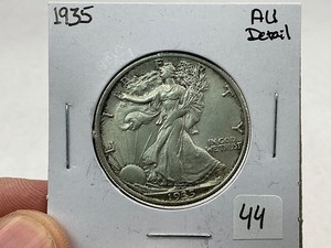 lot 44 image: 1935 Walking Liberty Half Dollar